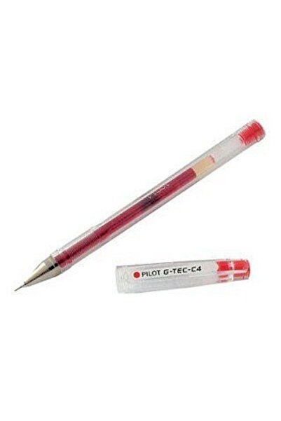 Pilot G-tec C4 0.4 mm Kapaklı Jel Kalem Kırmızı