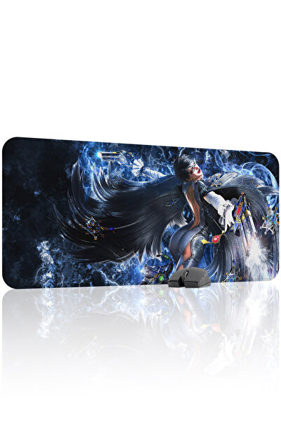 mousepad bastir Bayonetta Non-Slip Stitched Rubber Gamer Mousepad V5 - 90X40 ...