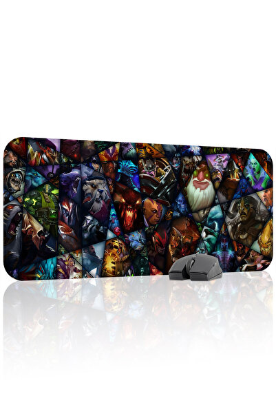 mousepad bastir Dota 2 antialunecare Mousepad pentru jucători din cauciuc cus...