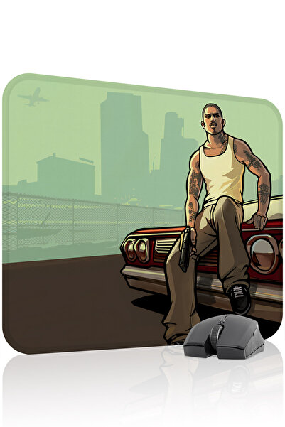mousepad bastir GTA San Andreas Αντιολισθητικό Ραμμένο λαστιχένιο mousepad πα...