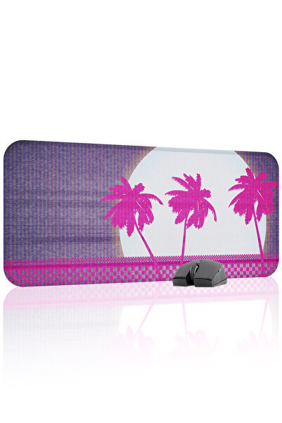 mousepad bastir لوحة ماوس الألعاب المطاطية المخيطة Hotline Miami مانع للانزلا...