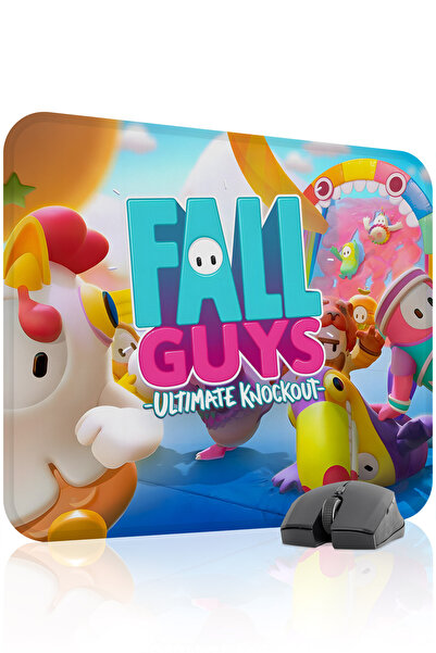 mousepad bastir لوحة ماوس للألعاب من Fall Guys مكونة من مانع للانزلاق قطعة مط...