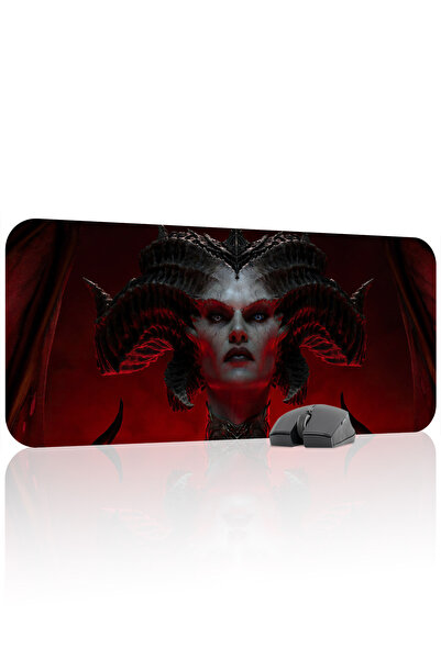 mousepad bastir Diablo Protivklizno prošiveni gumeni gaming podloga za miša V...