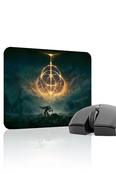 mousepad bastir لوحة ماوس للألعاب من المطاط المخيط يدويًا من Elden Ring مانع ...