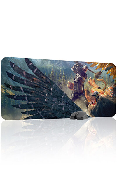 mousepad bastir Witcher 3 Non-Slip Stitched Rubber Gaming Mousepad V2 - 90X40...