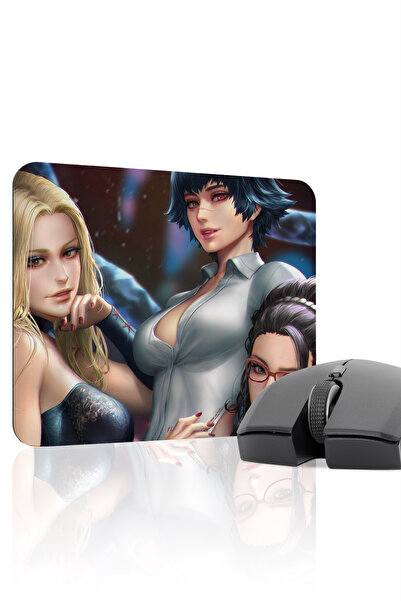 mousepad bastir لوحة ماوس الألعاب المطاطية المخيطة من ديفيل ماي كراي مانع للا...