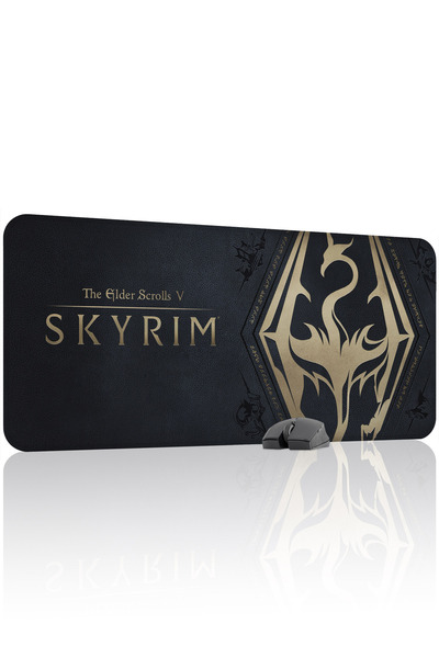 mousepad bastir لوحة ماوس الألعاب المطاطية المخيطة Skyrim مانع للانزلاق V3 - ...