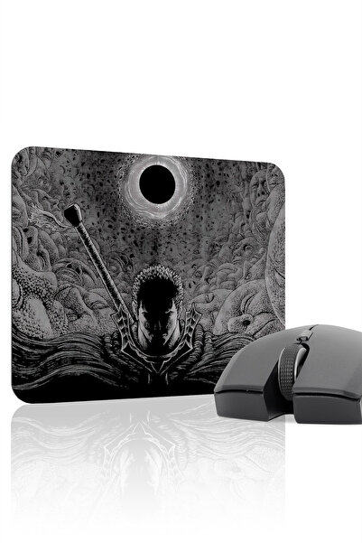 mousepad bastir Berserk Non-Slip Stitched Rubber Gaming Mousepad V1 - 22X18 G...