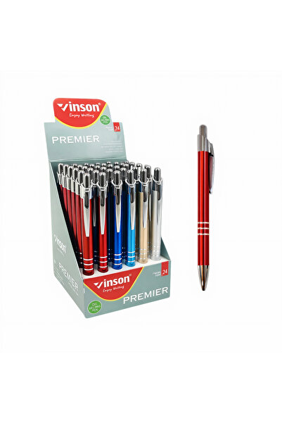 Vinson Pixuri metalice 36/set, cu mecanism de clic, culori diferite, en-gros