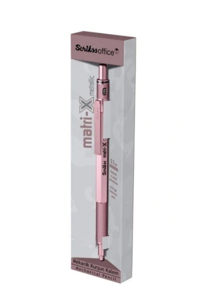Genel Markalar Scrikss Matri-X Versatil 0.7 mm Metalik Açık Pembe Şeffaf Amb.