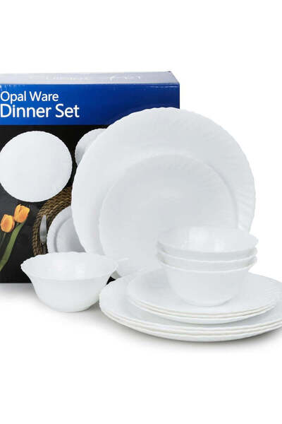 AKDC Cusine Art 12 pcs Opalware Dinner Set