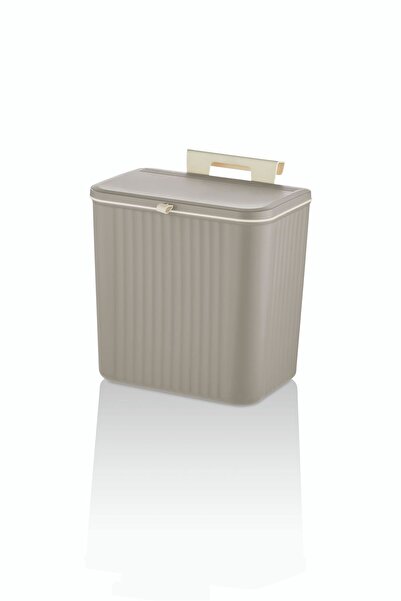 origa سلة مهملات للمطبخ بيضاء قابلة للتعليق، سهلة التنظيف وموفرة للمساحة