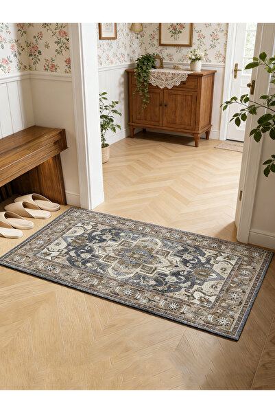 Generic Vintage Bathroom Runner 40x60cm,Boho Non-Slip Soft Farmhouse Bath Rug...