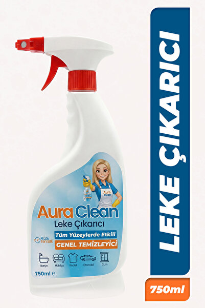 AURA CLEAN LEKE ÇIKARICI TÜM YÜZEYLERDE ETKİLİ GÜÇLÜ FORMÜL 750 ML