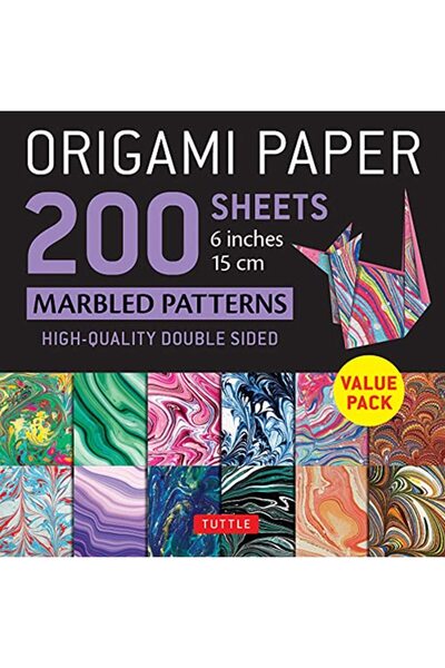 Tuttle Publishing Origami Paper 200 sheets Marbled Patterns 6" (15 cm): Tuttl...