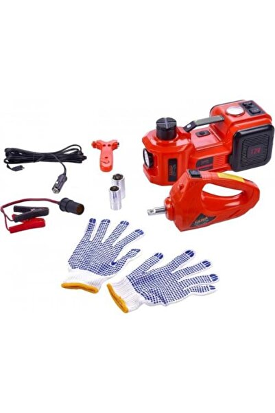 AGC 5 Ton Electric Car Jack with Wheel Wrench and Air Pump