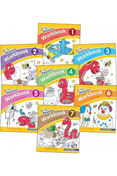 Jolly Phonics Workbooks 1-7: In Print Letters (American English edition)