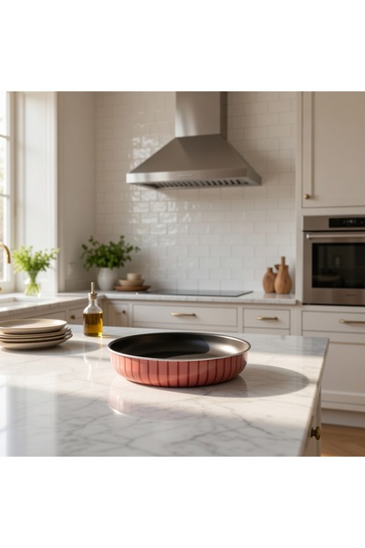 Mirolex Premium 32 cm Round Non-Stick Oven Baking & Pizza Tray | Red & Black ...