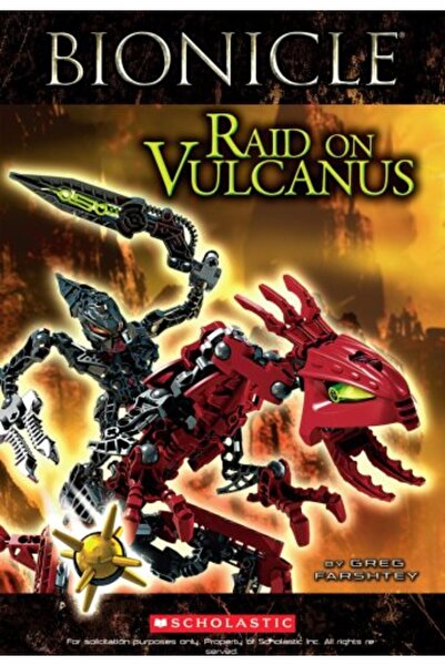 Scholastic Us غارة على فولكانوس (كتاب الفصول المميزة من بايونيكل)