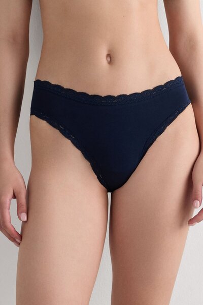 INTIMISSIMI Lace Pack of Cotton Slip Panties