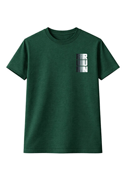 CLAYES Unisex Oversized T-Shirt 100% Cotton Run Printed T-Shirt Crew Neck Cas...