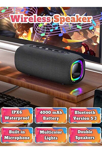 GULF GALLERY Wireless Bluetooth Speaker - Portable Mini Speaker With Battery ...