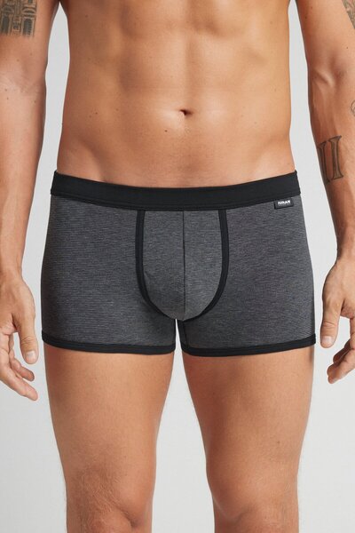 INTIMISSIMI فايند تش مخطط دي منقوش سوبيريور بي قطن يو بوكسر