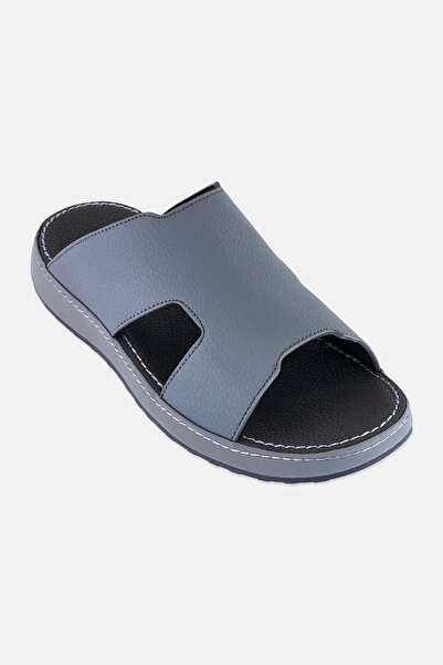 English Laundry Men Slip On Arabic Sandals, Grey