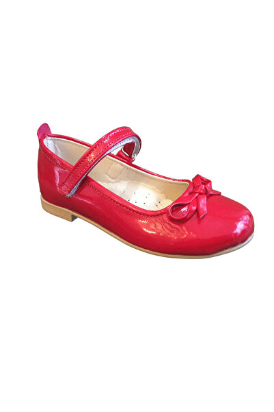 OrtopedikAL Pmk Emt Booties Red Patent Leather Ballet Flats Mustache Bow Girl...