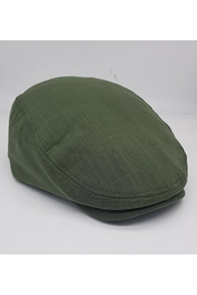 Zee Yazlık Keten Kumaş Erkek Şapka Spor London Kasket