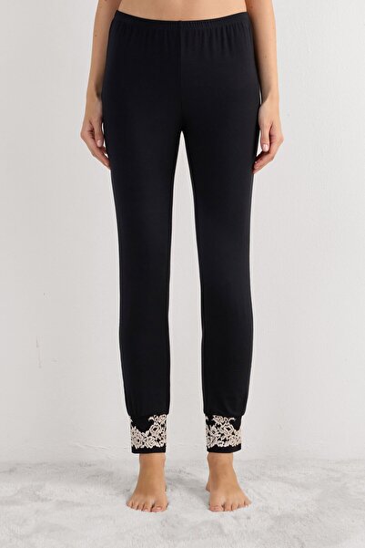 INTIMISSIMI Pretty Flowers Cuffed Modal Long Trousers