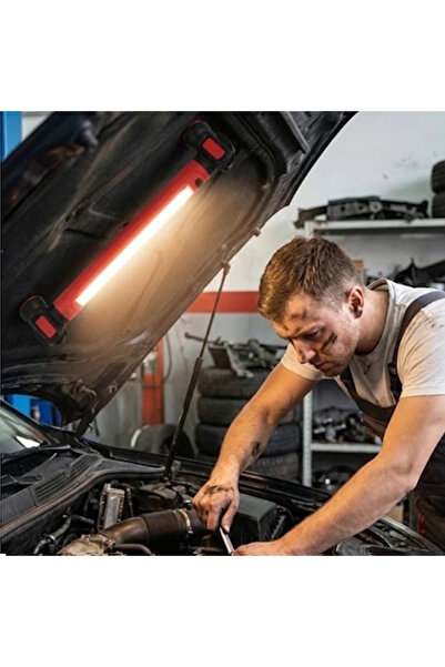 DHT 1200 Lümen Mıknatıslı Çalışma Lambası Kaput Altı Şarjlı Lamba Katlanır Lamba
