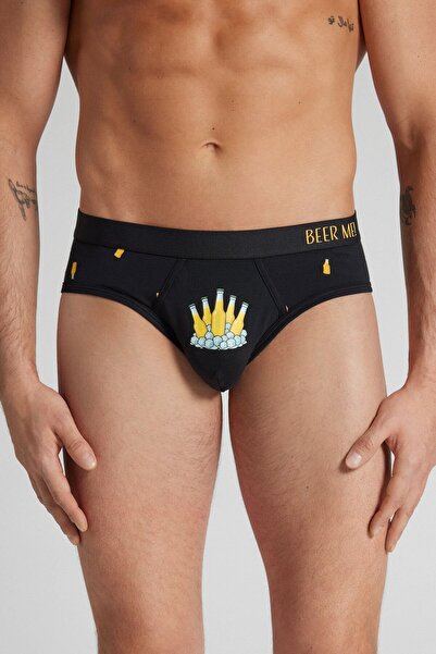 INTIMISSIMI زجاجة بيرة منقوش سوبيريور تحتوي على قطن قطعة