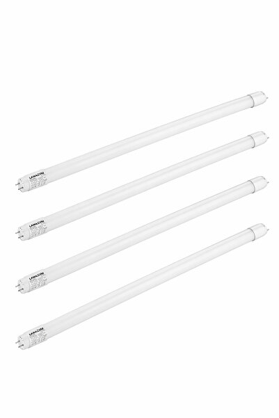 Lawazim مجموعة من 4 مصابيح أنبوبية فلورية - 1.2 متر F30T10 قاعدة G13، مصباح L...