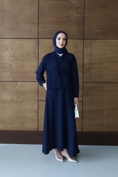 Demetaksoycollection Tesettür Etekli Takım