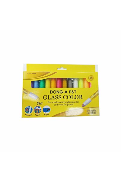 Dong-A Cam,Fanyans, Kaygan Zemin Boyası 3’ü Bir Arada Jel Pastel Boya Glass C...