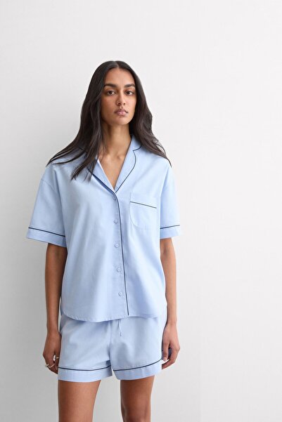 INTIMISSIMI Chambray Ni Cotton and Modal Short Pajamas