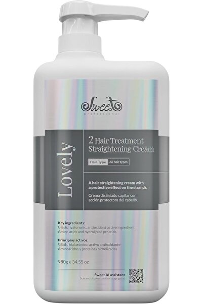 Sweet Professional Lovely Hair Treatment Straightening Cream 980g