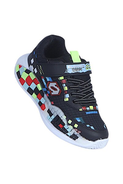 Alessio 03 Pantofi sport negri pentru băieți