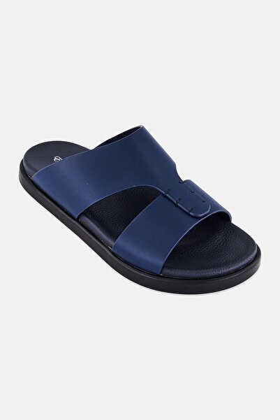English Laundry Men Slip On Arabic Sandals, Navy