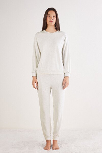 INTIMISSIMI كومفورت ديتيلز قماش مودال بيجامة طويلة