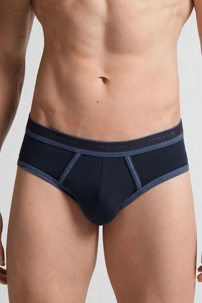 INTIMISSIMI Men's Logoed Superior Cotton Pack Slip Underpants