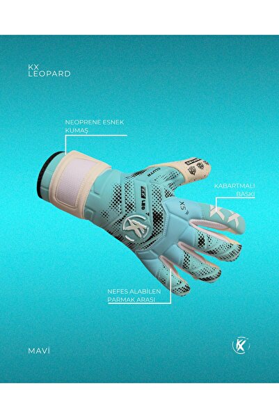 KXSPOR Kx -LEOPARD- Yarı Profesyonel Kaleci Eldiveni