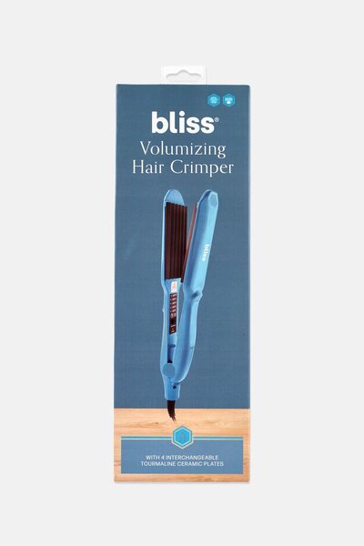 Bliss Electric Root Volumizing Hair Crimper, Blue
