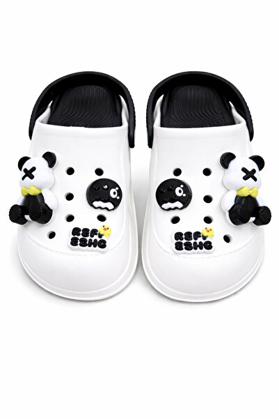 Generic Cute Panda Cartoon Charms Kids Clogs