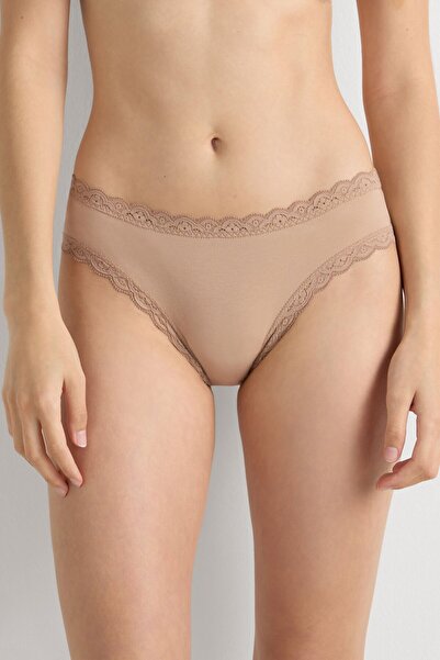 INTIMISSIMI Lace Pack of Cotton Slip Panties