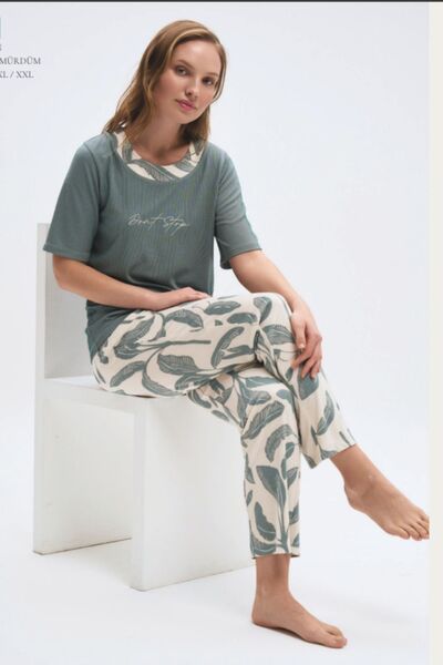 Pijadore Viscose Stretchy Fabric Short-Sleeve Women's Pajama Set Dolce