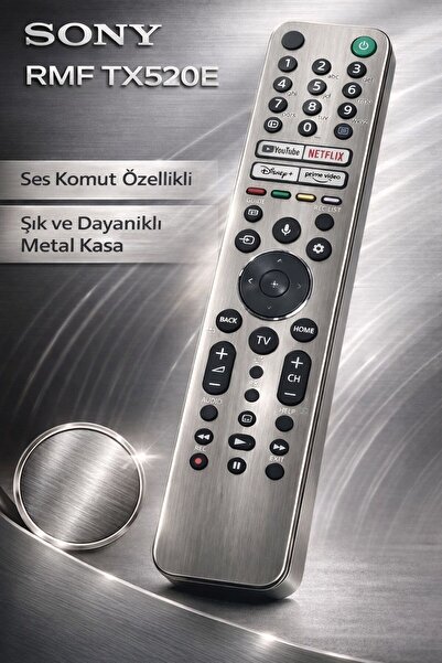 Sony RMF TX520E LCD TV'lere birebir uyumlu sesli komut özellikli kumanda