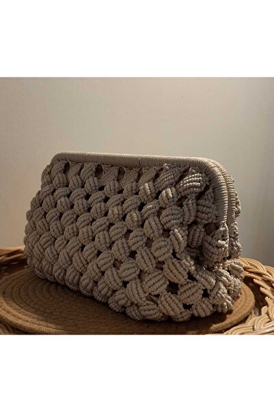 Atölye Barba CLUTCH MAKROME ELYAPIMI BURSLU ÇANTA