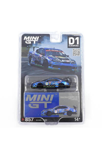 HOT WHEELS Mini GT Mini GT 1/64 Nissan Silvia D-MAX #46 MGT00857-BL